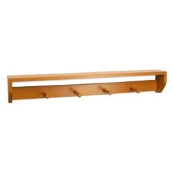 VIDAXL || Curver || WOOOD Winkel 27 KidsDepot Kapstok Xenn 89x10x14 Cm Hout Terracottakleurig